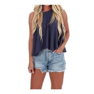 Free People Hialeah Tank Deep Seas size XS